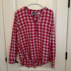 Gap pink/gray‎ blouse